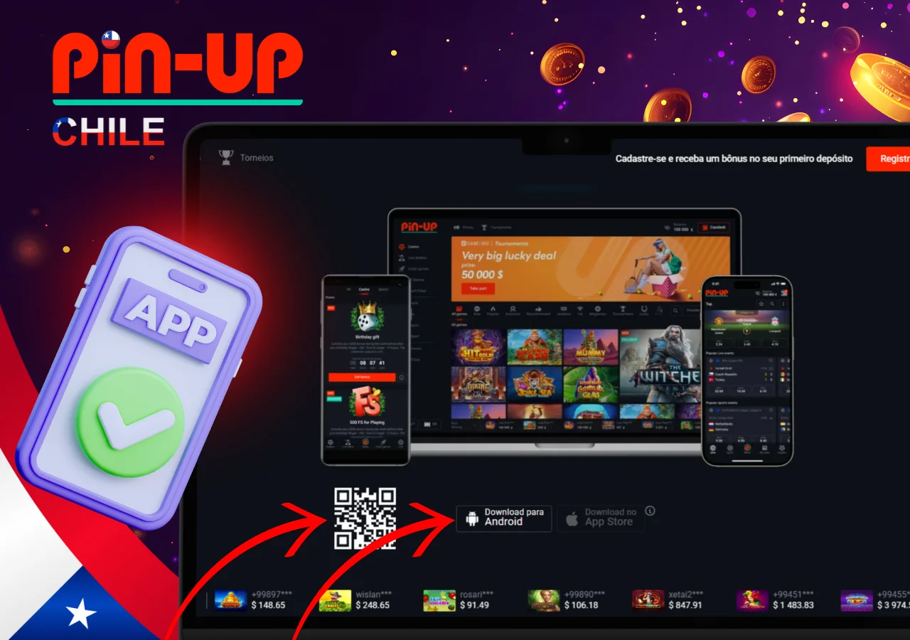 El casino Pin-Up ofrece una aplicacion para descargar y jugar en dispositivos Android y iOS.